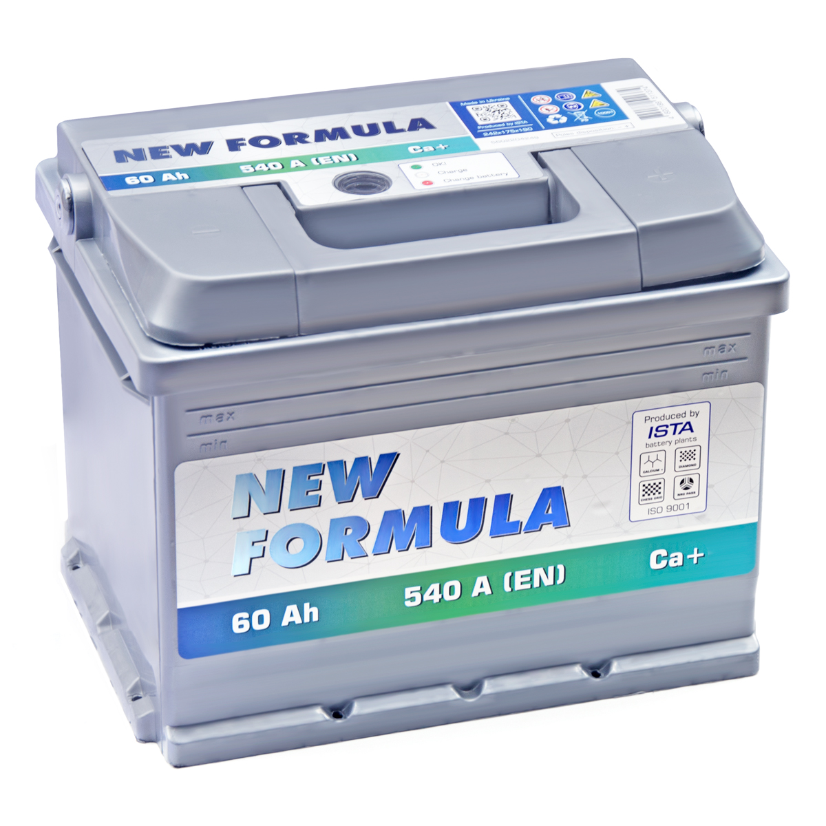 Автомобильный аккумулятор ISTA - New Formula 6СТ-60Ah АзЕ 540А (EN) 5602204249 NEW FORMULA 5602204249